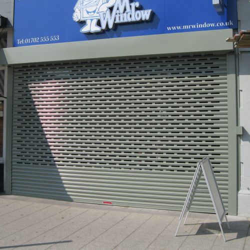 Punched shopfront shutter standard coil 2